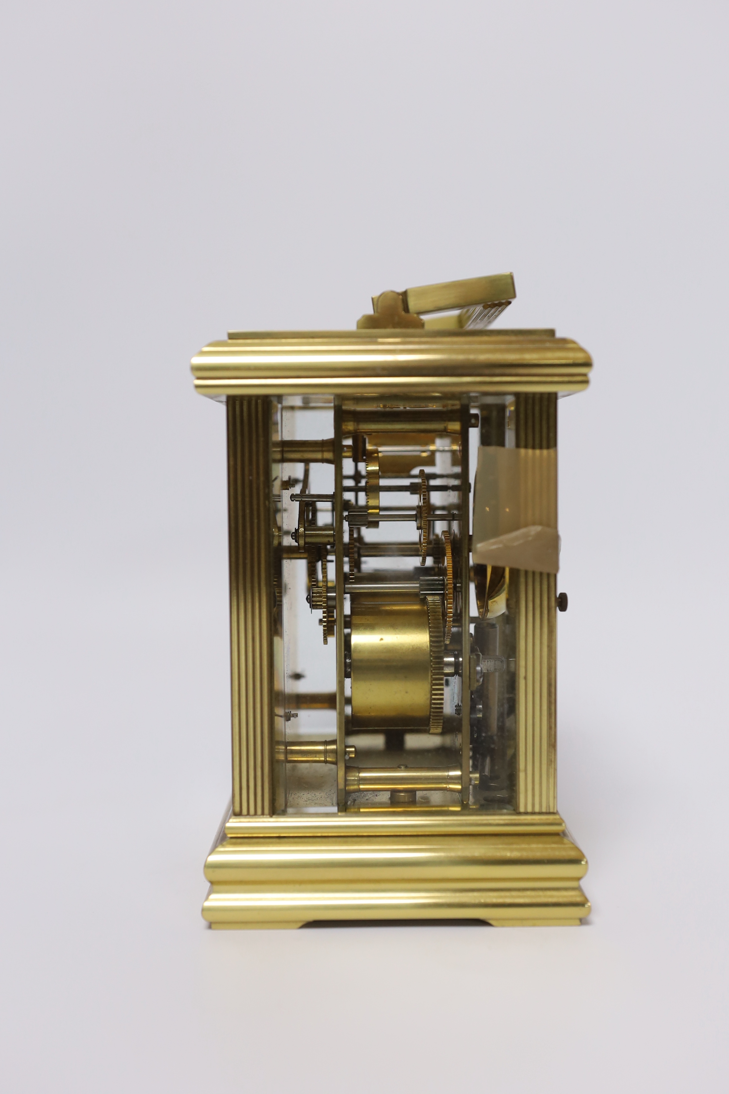 A Garrard & Co. brass cased carriage clock, 15cm